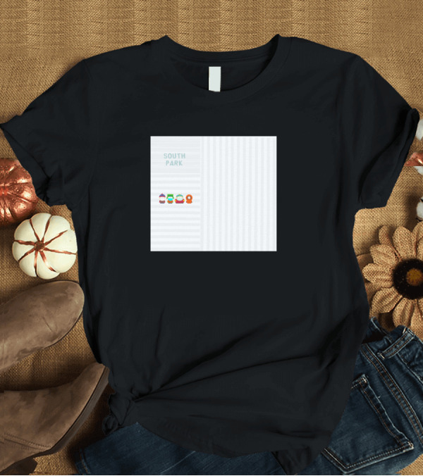 T-Shirt: South Park Characters Stripes Classic Group T-Shirt South Park Characters Stripes Classic Group T-Shirt