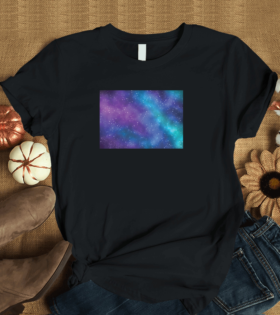 Vibrant Galaxy Nebula Stars Cosmic Burst T-Shirt