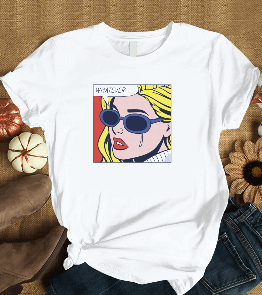 Whatever Pop Art Comic Style Retro Cool T-Shirt