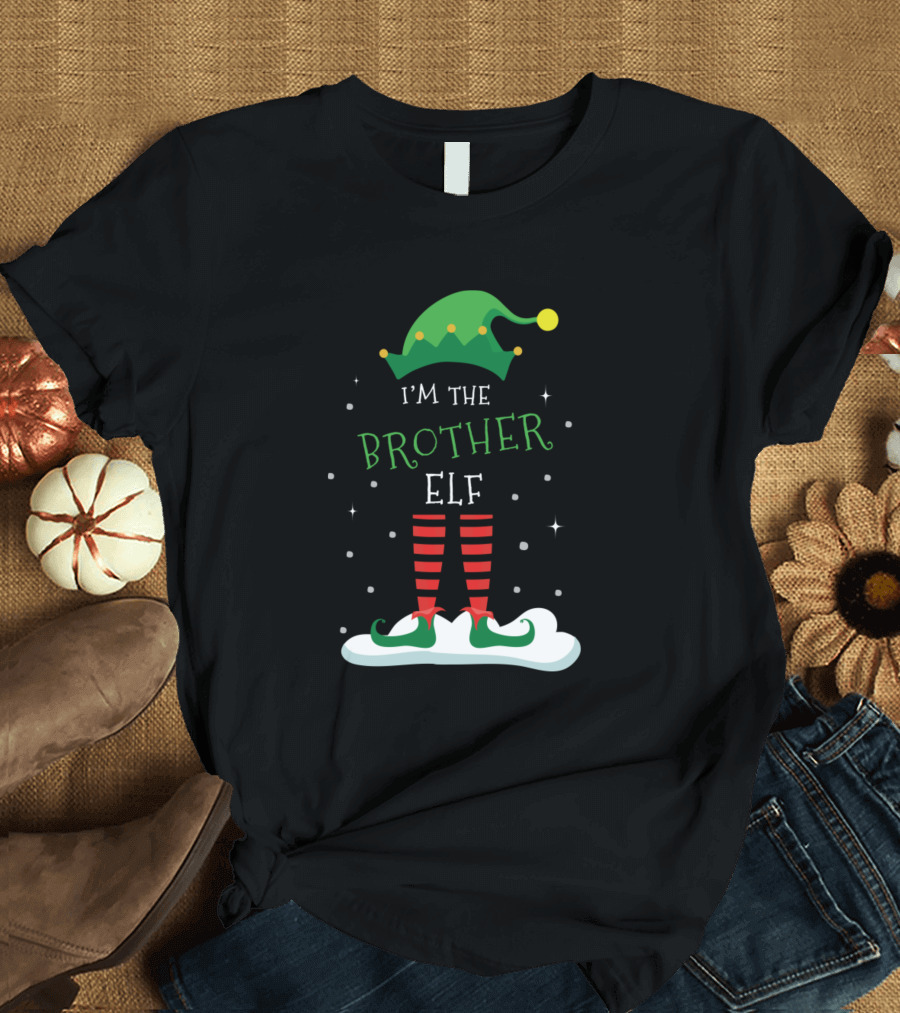 I'm the Brother Elf Family Christmas T-Shirt