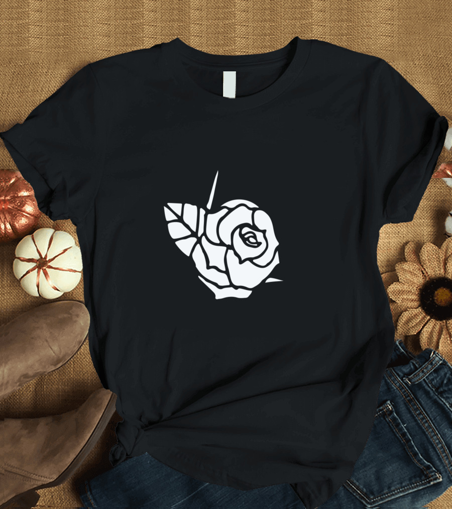 Thorn Rose with Leaves and Thorns T-Shirt