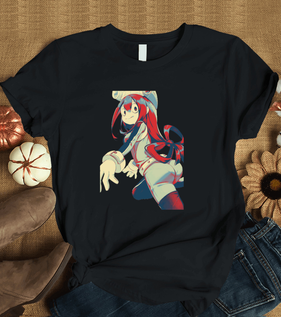 Tsuyu Asui Anime Character Pose My Hero Academia T-Shirt