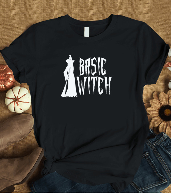T-Shirt: Basic Witch Witches Broom T-Shirt Basic Witch Witches Broom T-Shirt