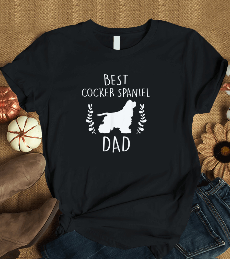 Best Cocker Spaniel Dad T-Shirt
