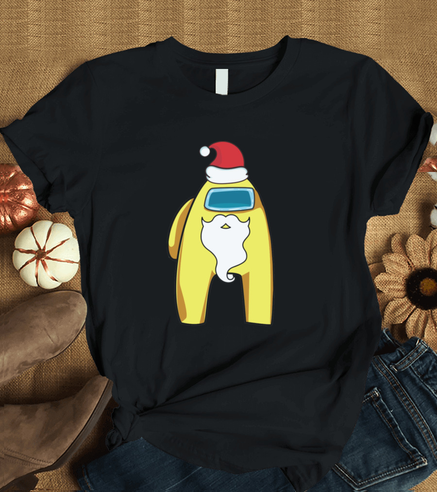 Among Us Santa Hat Crewmate T-Shirt