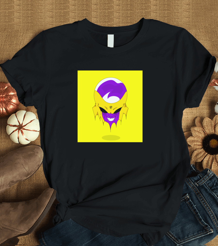 Golden Frieza Drip Iconic Style Vibrant T-Shirt