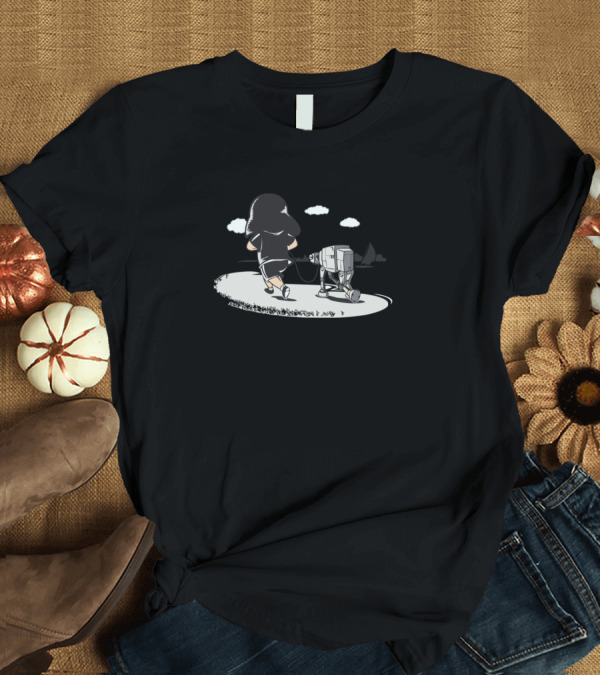 T-Shirt: Run With The Robot Dog in Scenic Adventure T-Shirt Run With The Robot Dog in Scenic Adventure T-Shirt