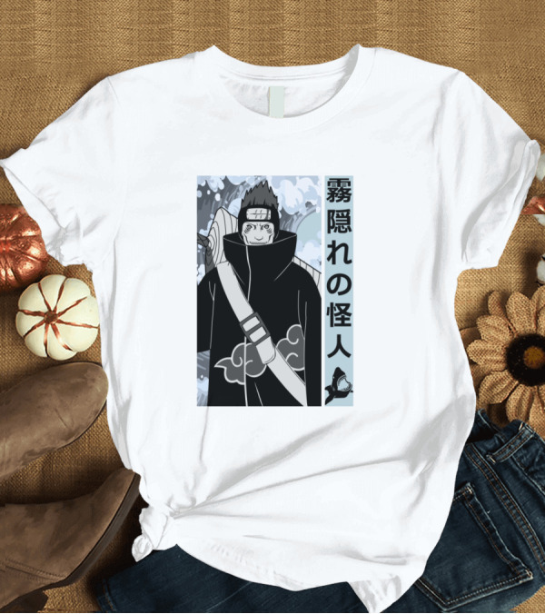 T-Shirt: Kisame Hoshigaki Wave Ninja Shark Print T-Shirt Kisame Hoshigaki Wave Ninja Shark Print T-Shirt