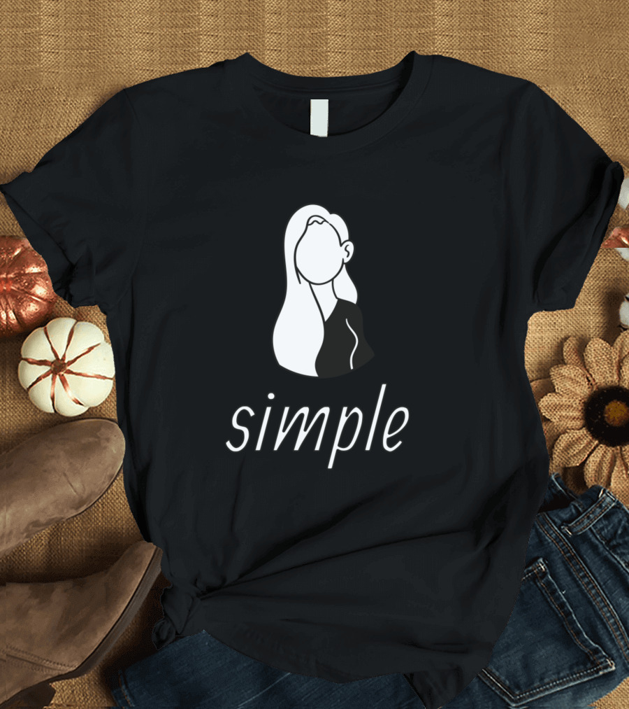 Simple Lady Just a Girl T-Shirt