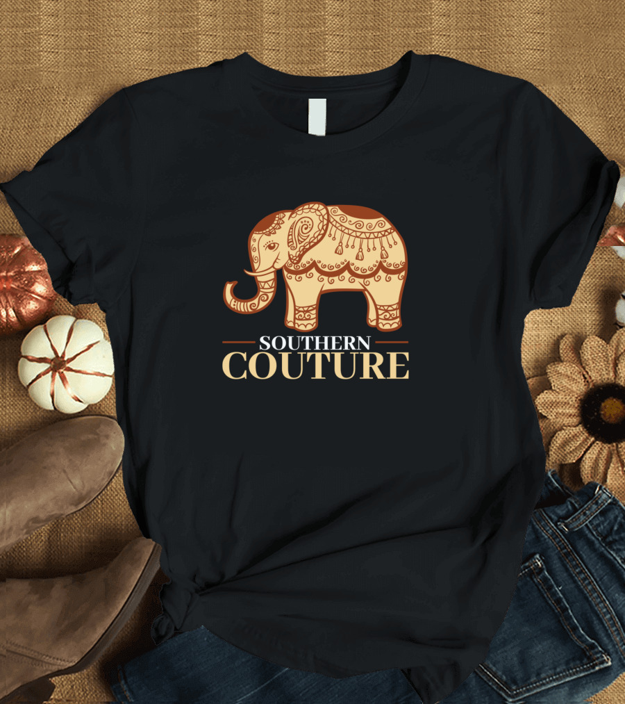 SOUTHERN COUTURE Elephant T-Shirt