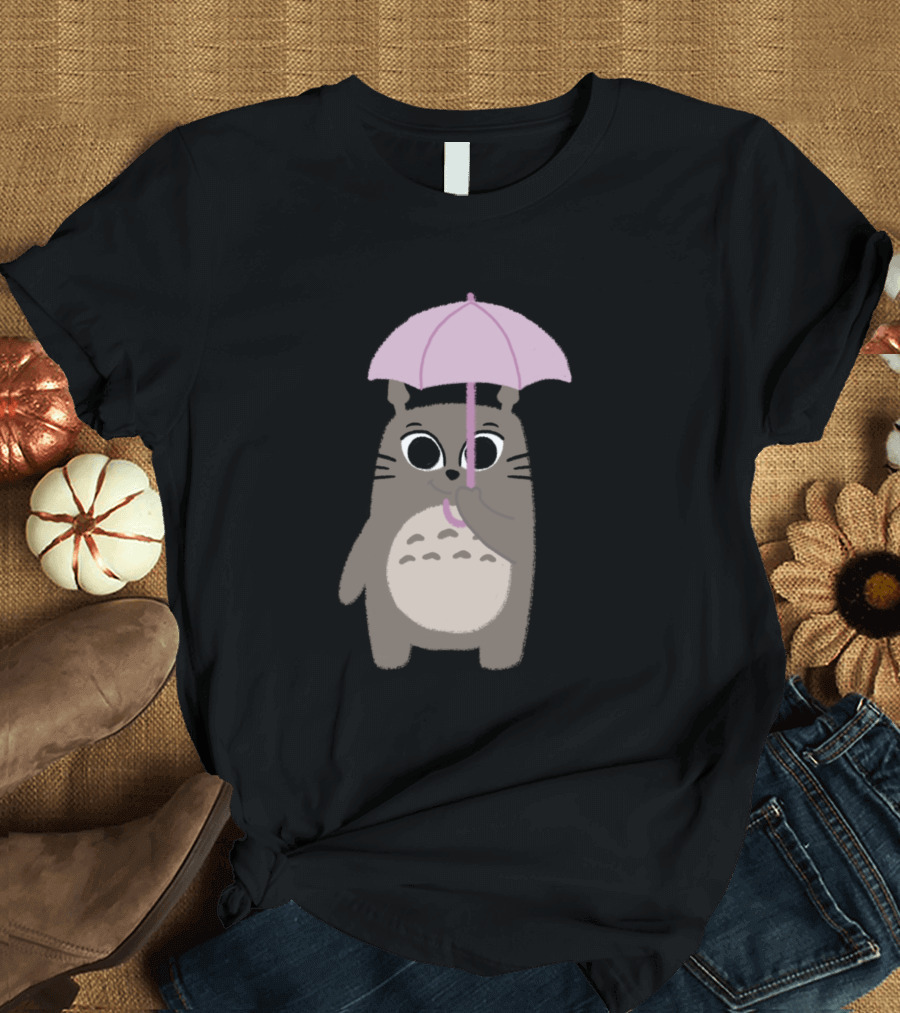 Troll Umbrella Totoro T-Shirt