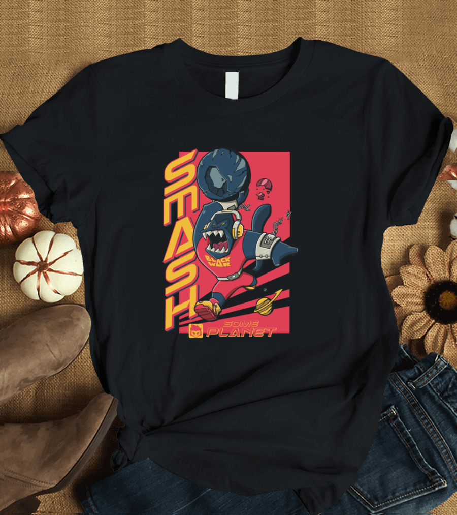 Smash Black War Some Planet T-Shirt