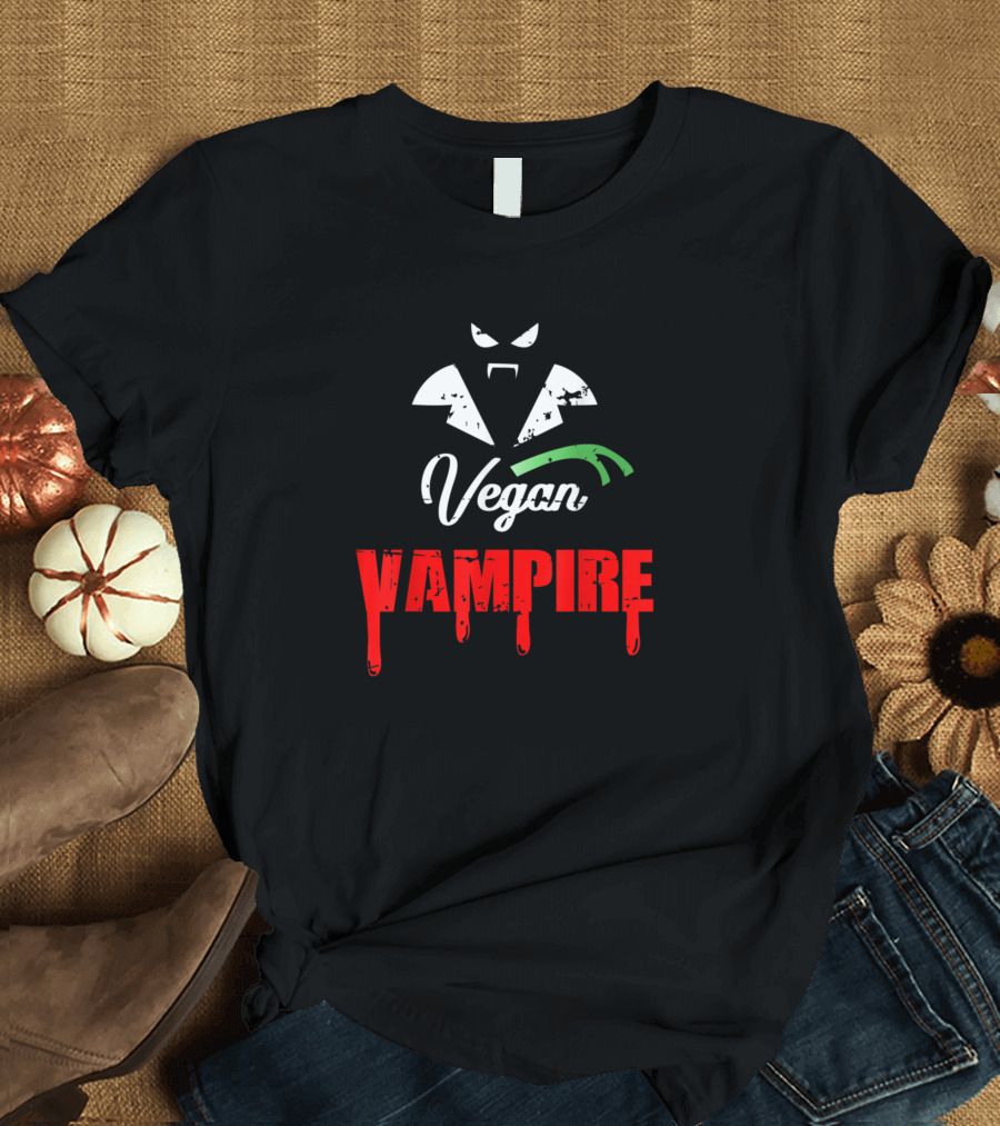 Vegan Vampire Halloween T-Shirt