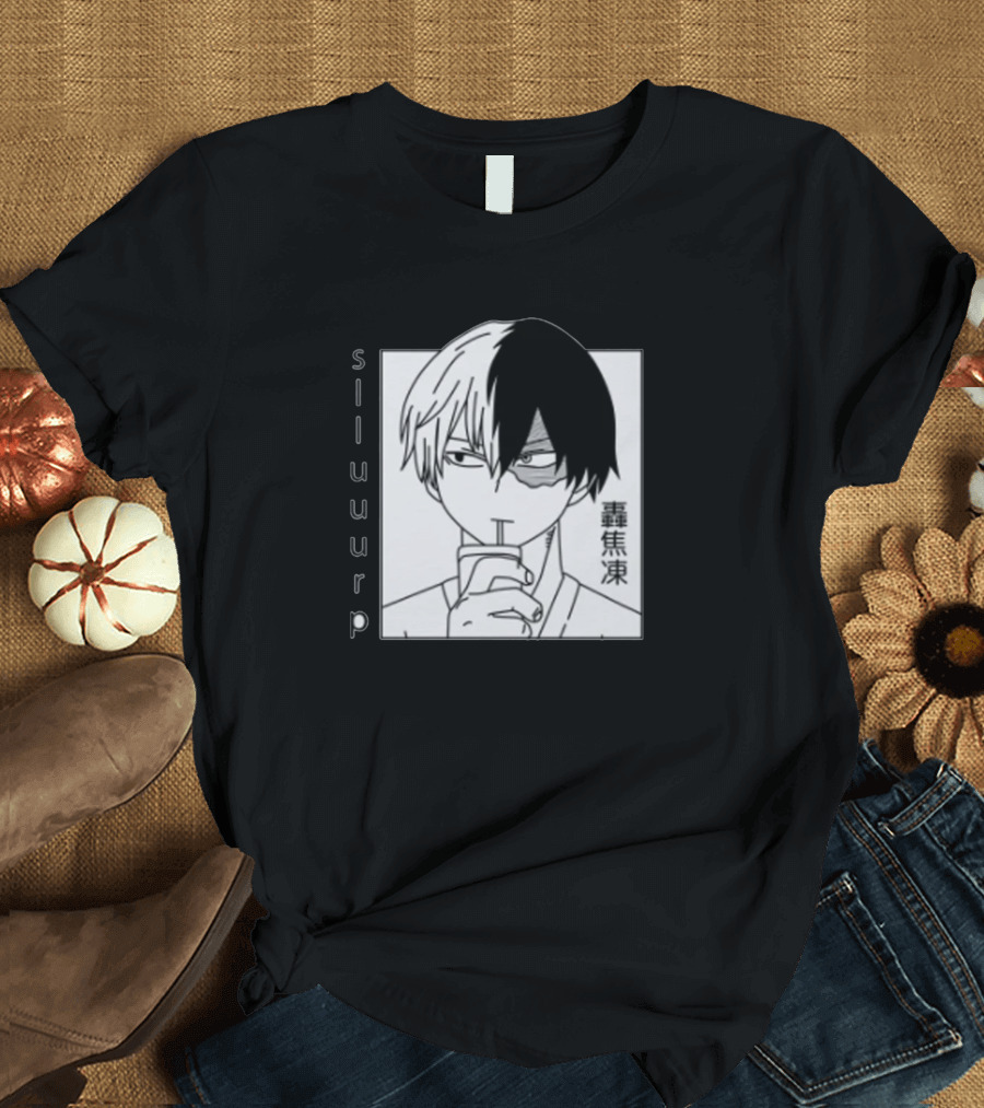 Sliuuurp Todoroki Bnha Manga Style Iconic T-Shirt