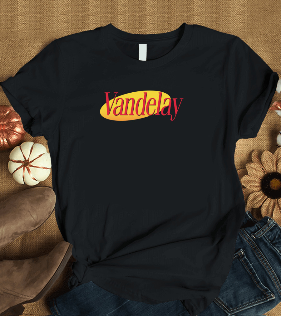 Vandelay Industries Seinfeld Parody Oval Yellow T-Shirt