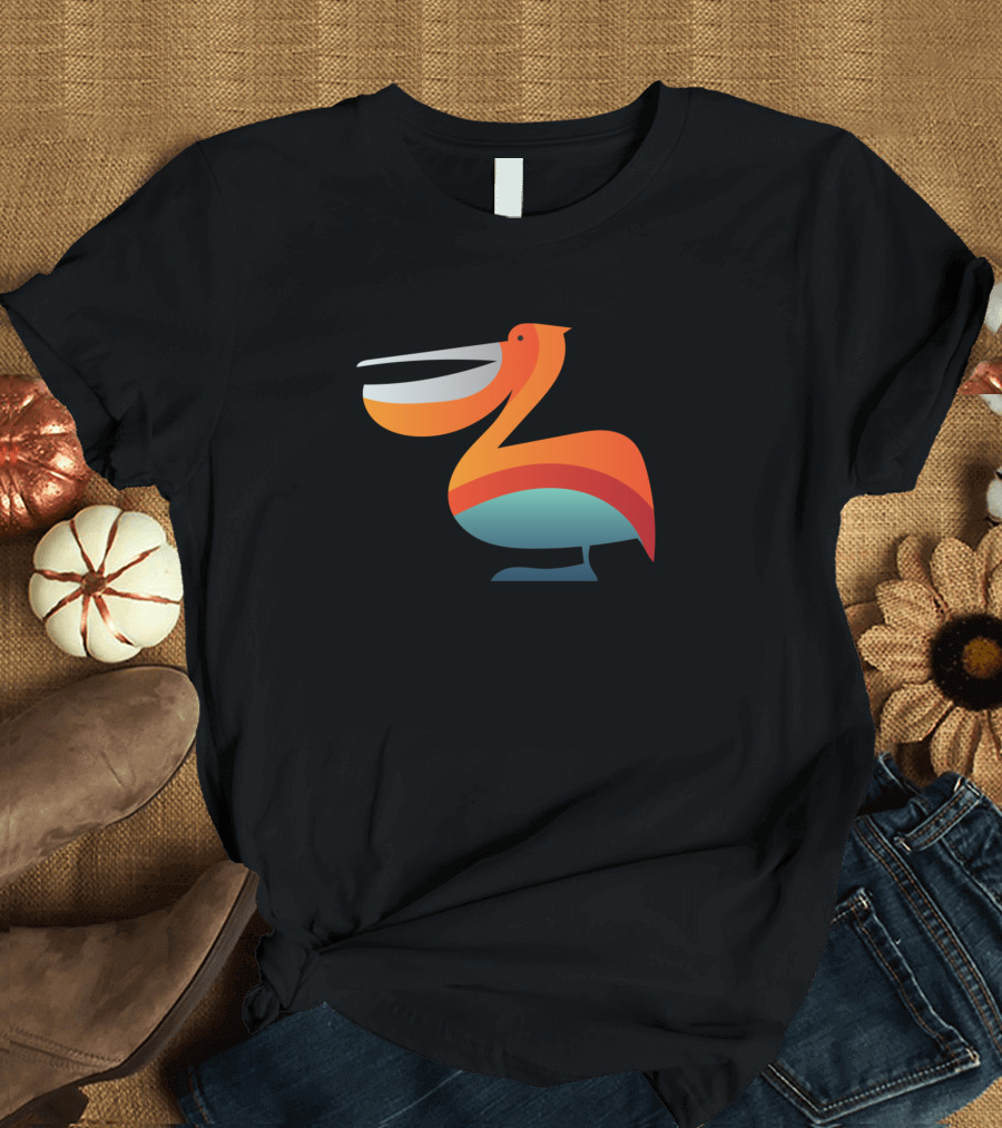 Pelican Gradient Modern T-Shirt