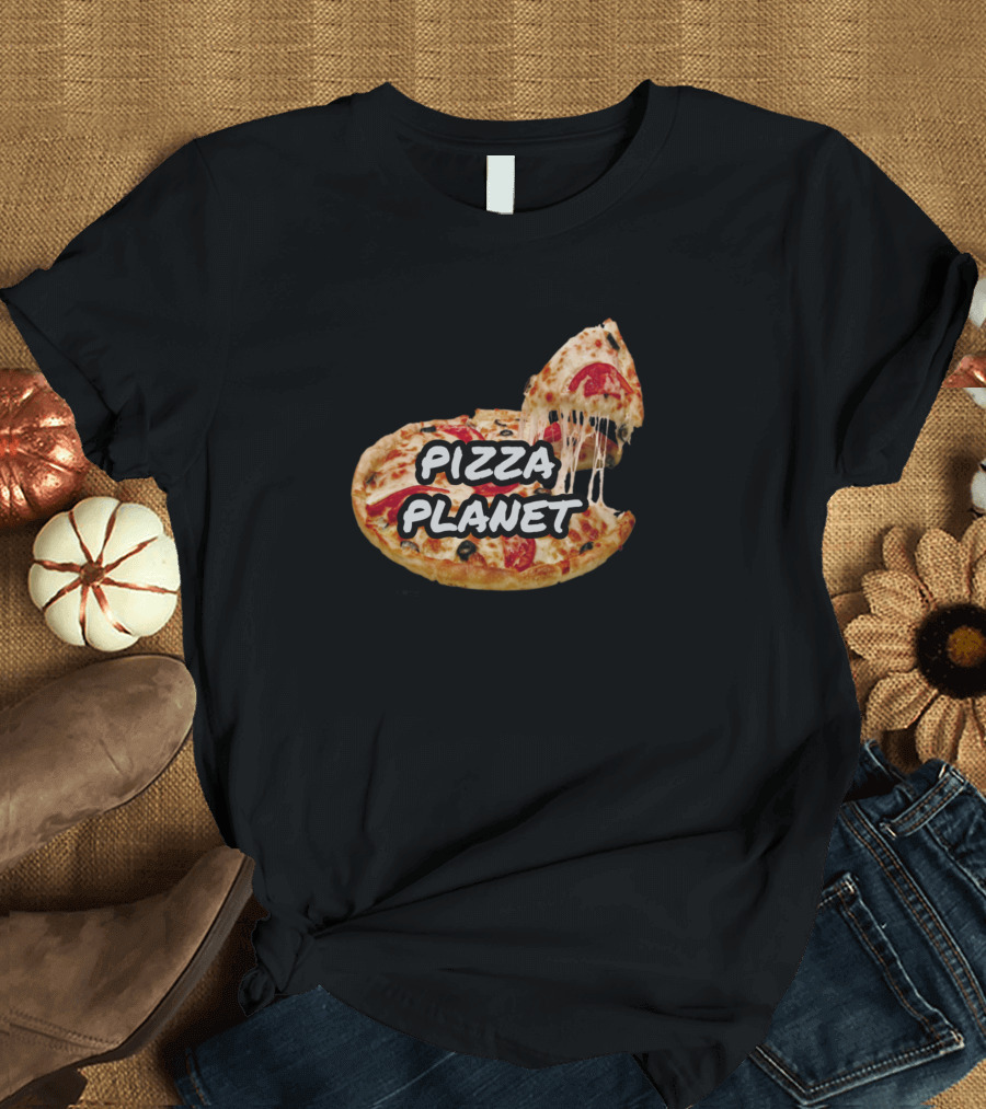 Pizza Planet Sliced Cheesy Delight T-Shirt