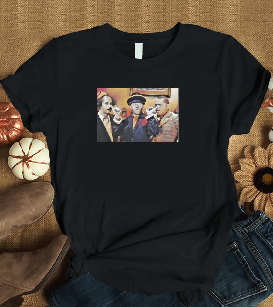 The Three Stooges Vintage Humor Classic Comedy Trio T-Shirt