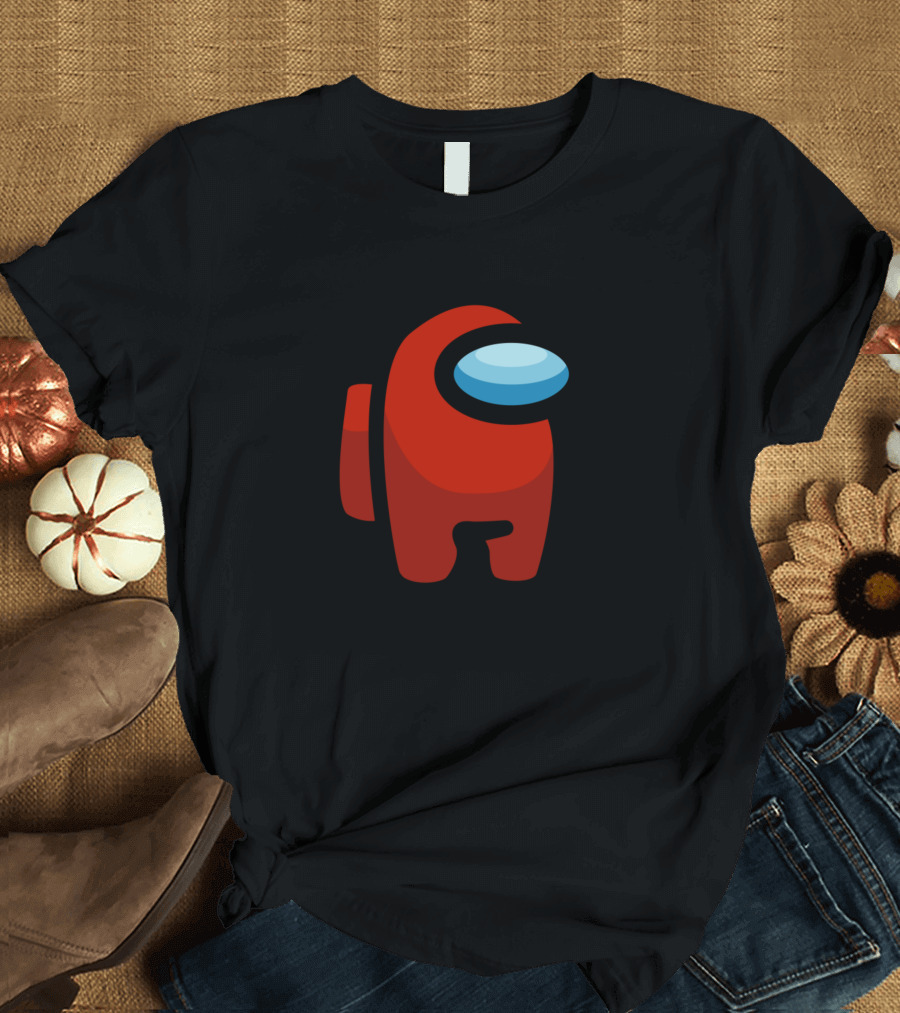 Among Us Video Game Character Red Crewmate T-Shirt