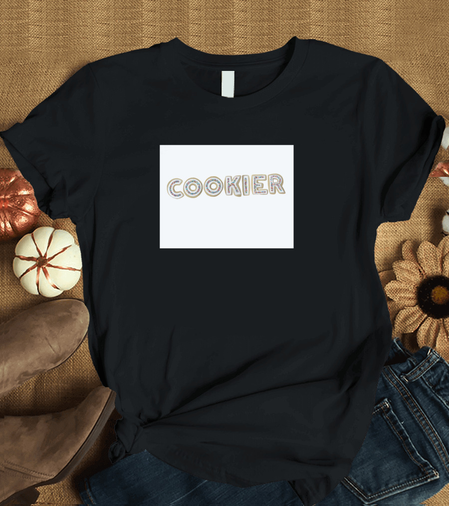 COOKIER Cookie Letters Colorful Sprinkles T-Shirt