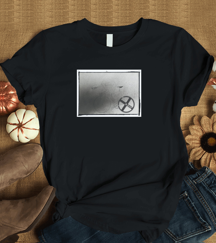 Cyclist ZAP Racing Wheel Blueprint T-Shirt