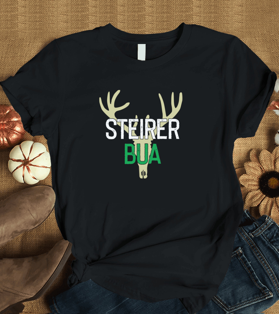 Steirer Bua Deer Antlers Steiermark Gentleman T-Shirt