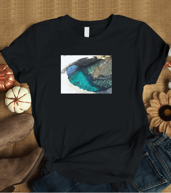 T-Shirt: Greek Island Crystal Clear Sea Lagoon T-Shirt Greek Island Crystal Clear Sea Lagoon T-Shirt