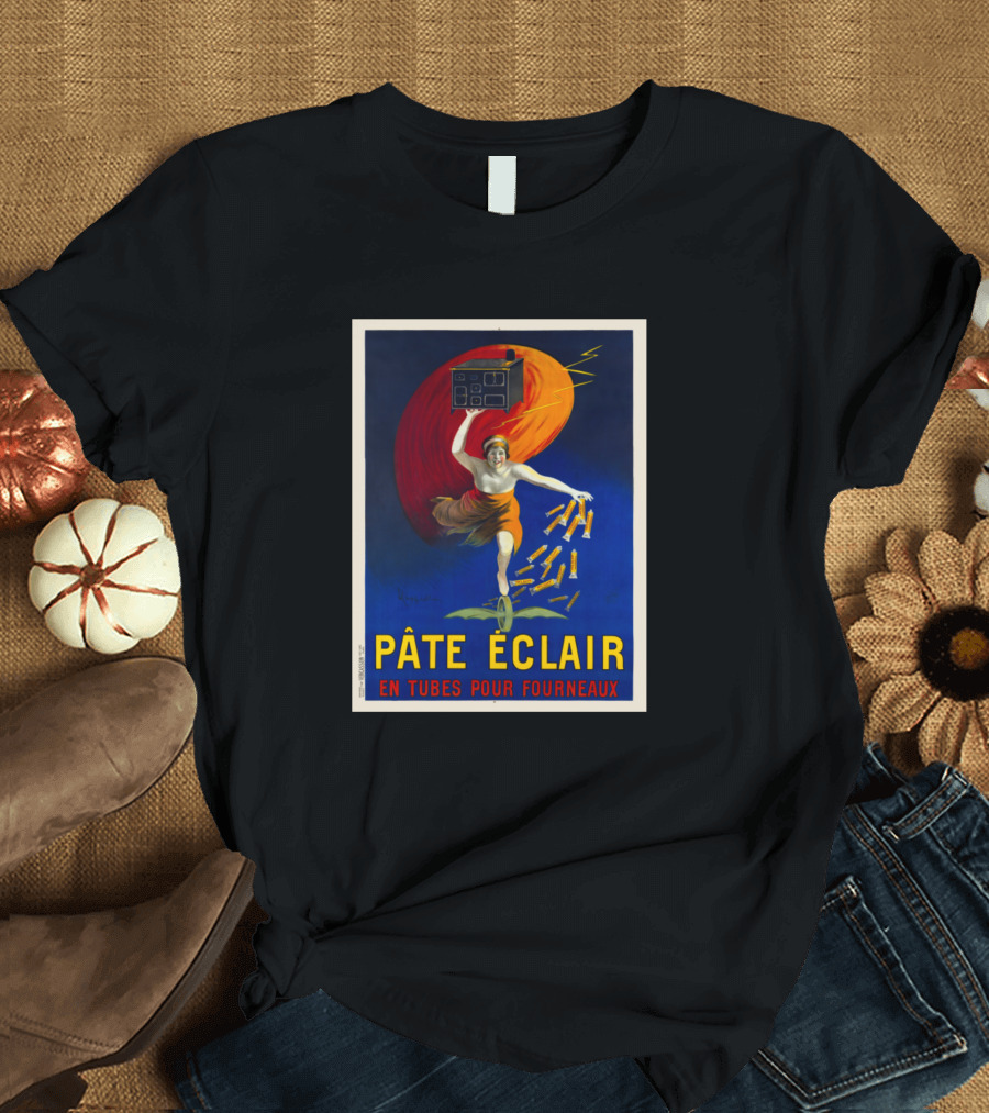 Pâte Éclair En Tubes Pour Fourneaux Vintage Advertising 1912 T-Shirt