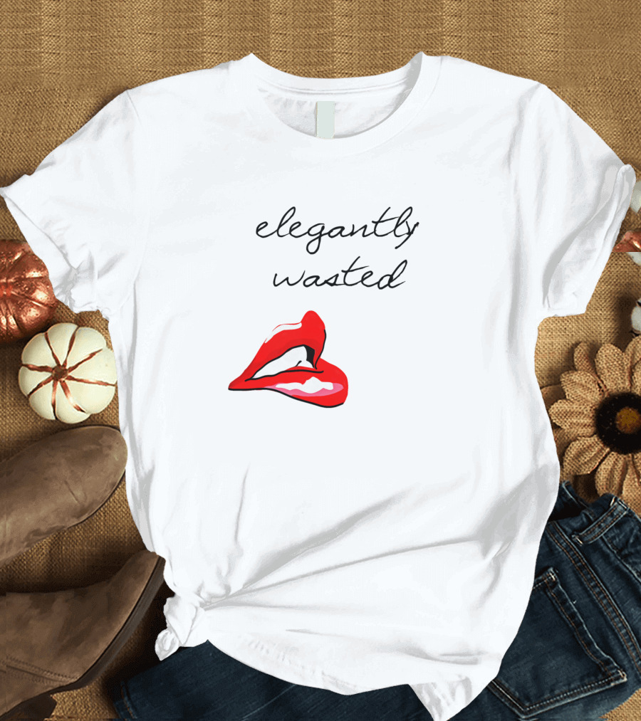 Elegantly Wasted Lips Inxs T-Shirt