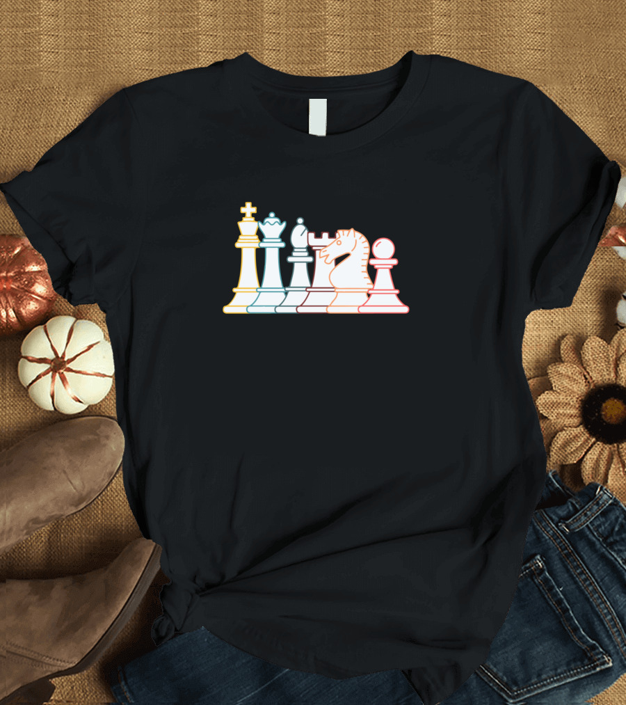 My Crew Chess Pieces Game T-Shirt