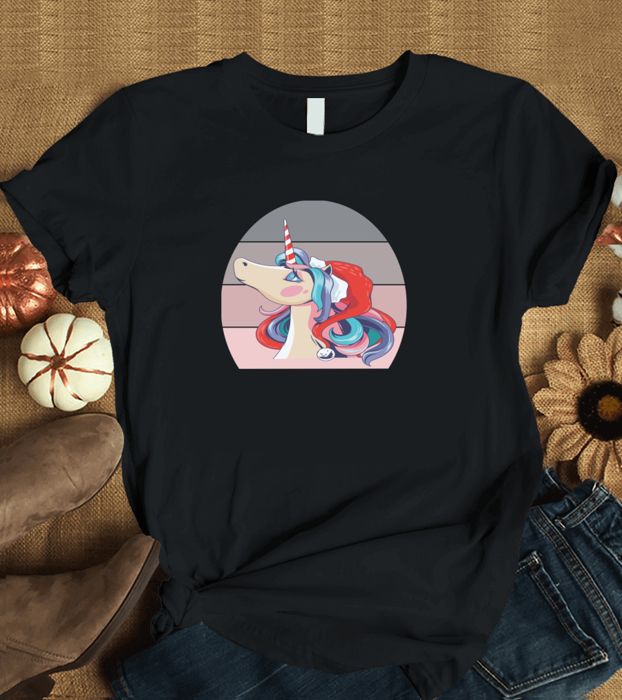 Cute Magical Unicorn Festive Party Sparkle Vibes T-Shirt