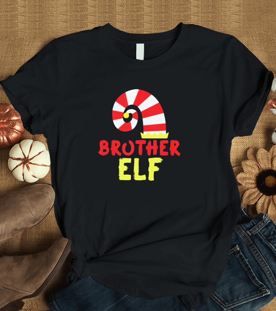 Brother Elf Christmas Family Group Party Matching T-Shirt