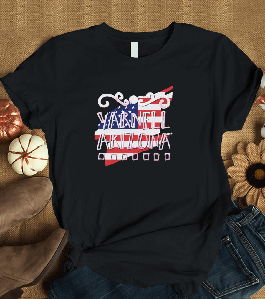 Yarnell Arizona Stars and Stripes American Flag T-Shirt