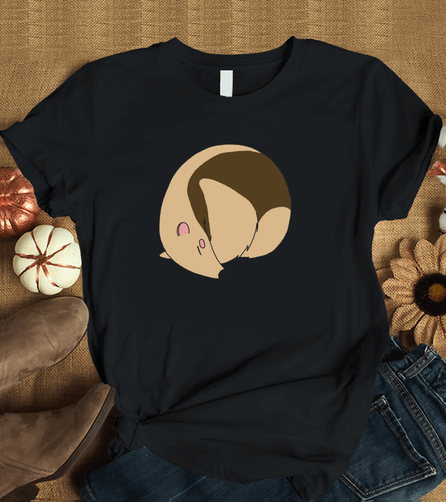 Cute Little Sleeping Anteater Minimalist T-Shirt
