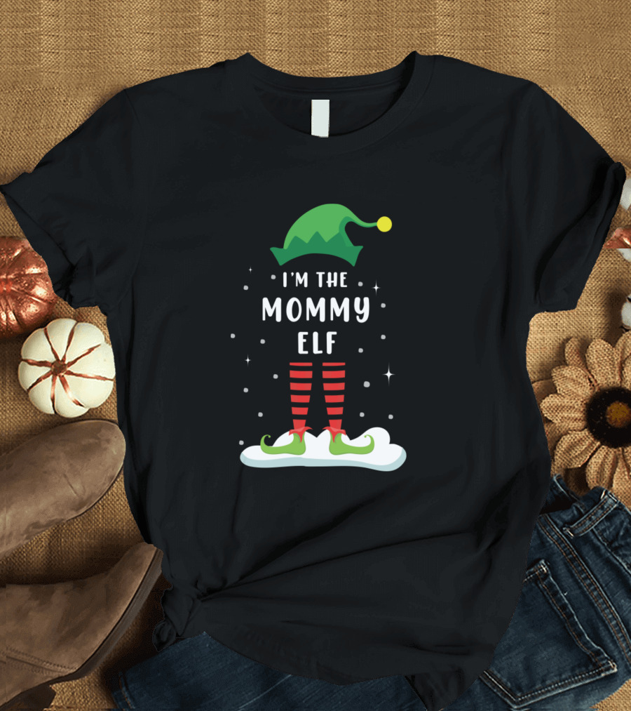 I'm the Mommy Elf Christmas Family T-Shirt