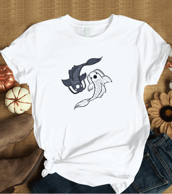T-Shirt: Koi Fish Yin Yang Japanese Harmony T-Shirt Koi Fish Yin Yang Japanese Harmony T-Shirt