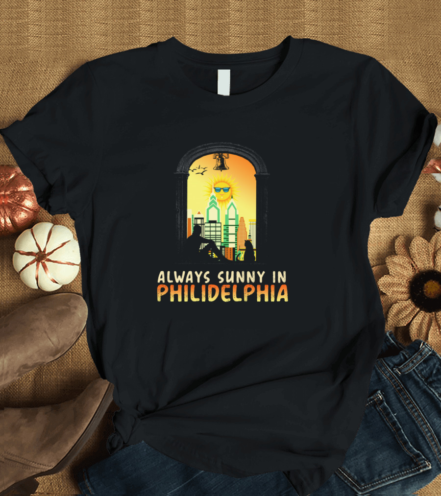 Always Sunny in Philadelphia Sunny Cityscape T-Shirt