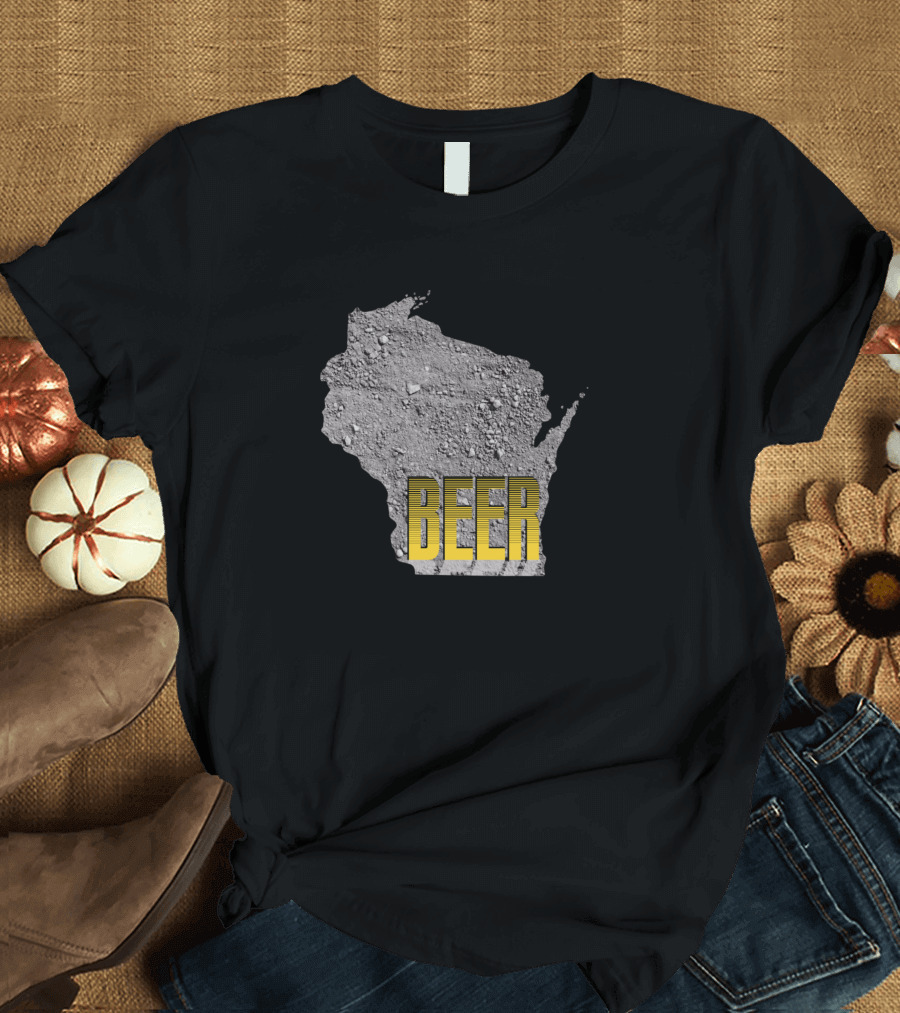 Beer Wisconsin State Love T-Shirt