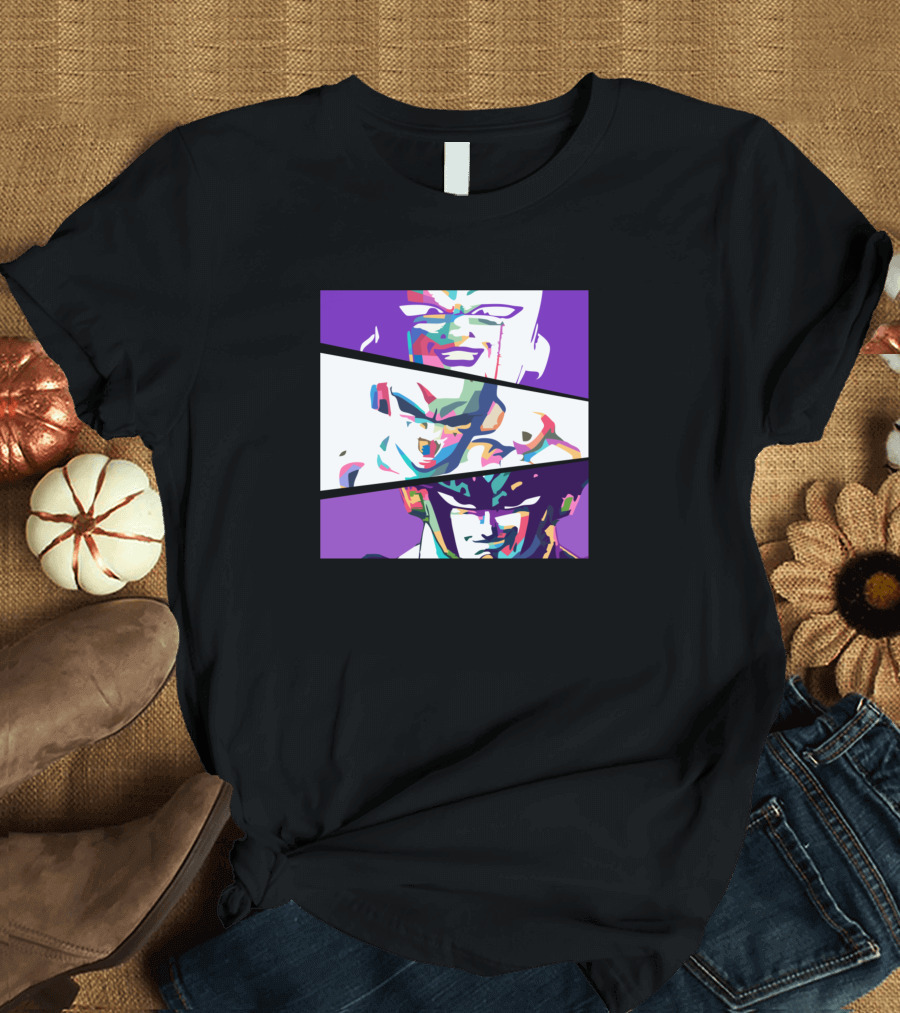 Frieza Buu Cell Dragon Ball Villains Trio T-Shirt