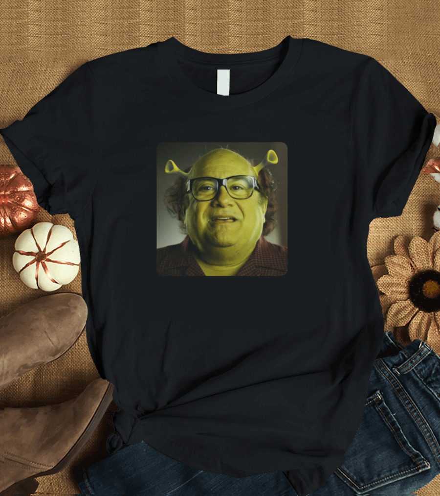 Shrek Devito Meme Mashup Character Fusion T-Shirt