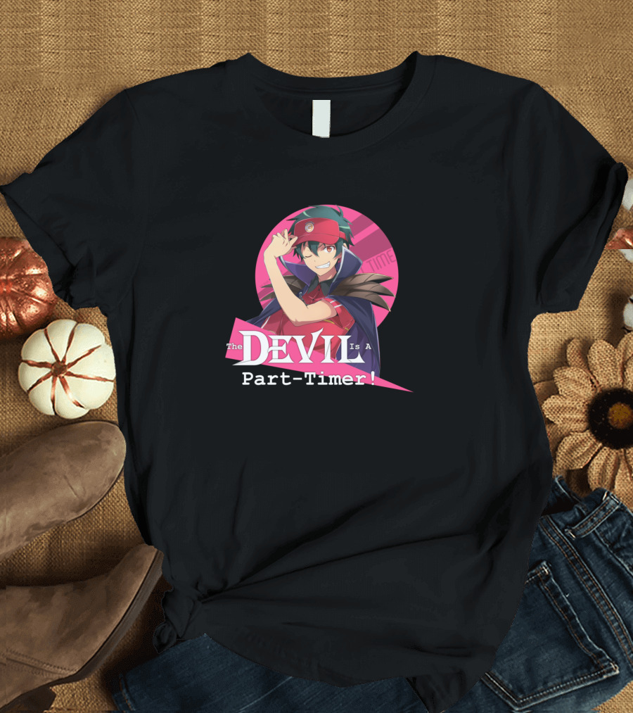 Sadao Maou The Devil Is A Part-Timer Anime Character T-Shirt