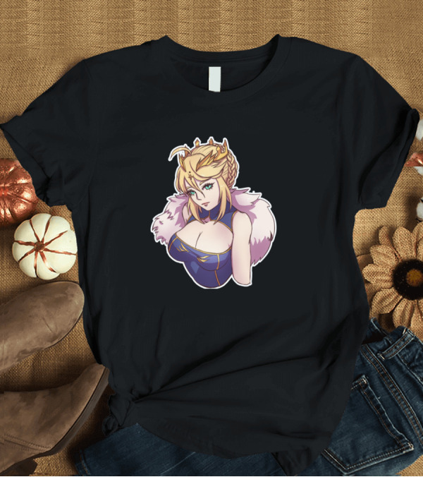 T-Shirt: Fate Grand Order Altria Lancer Anime Character Bust T-Shirt Fate Grand Order Altria Lancer Anime Character Bust T-Shirt