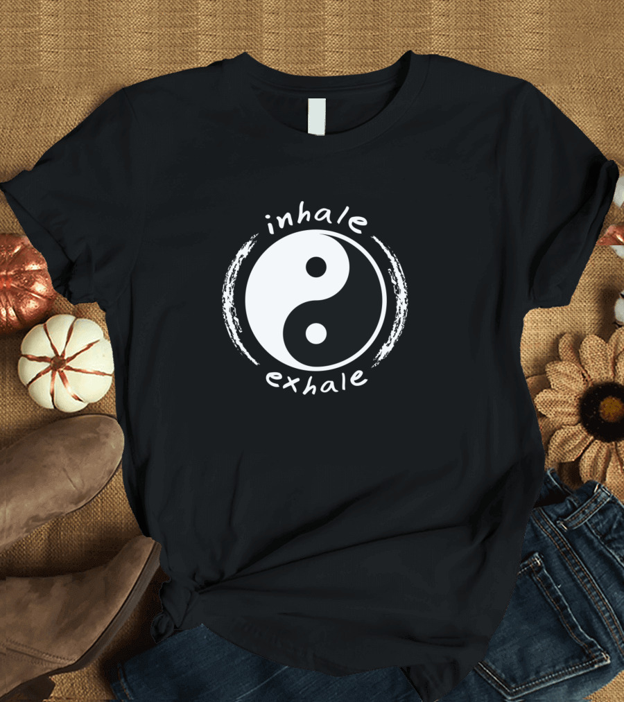 Inhale Exhale Yin Yang T-Shirt