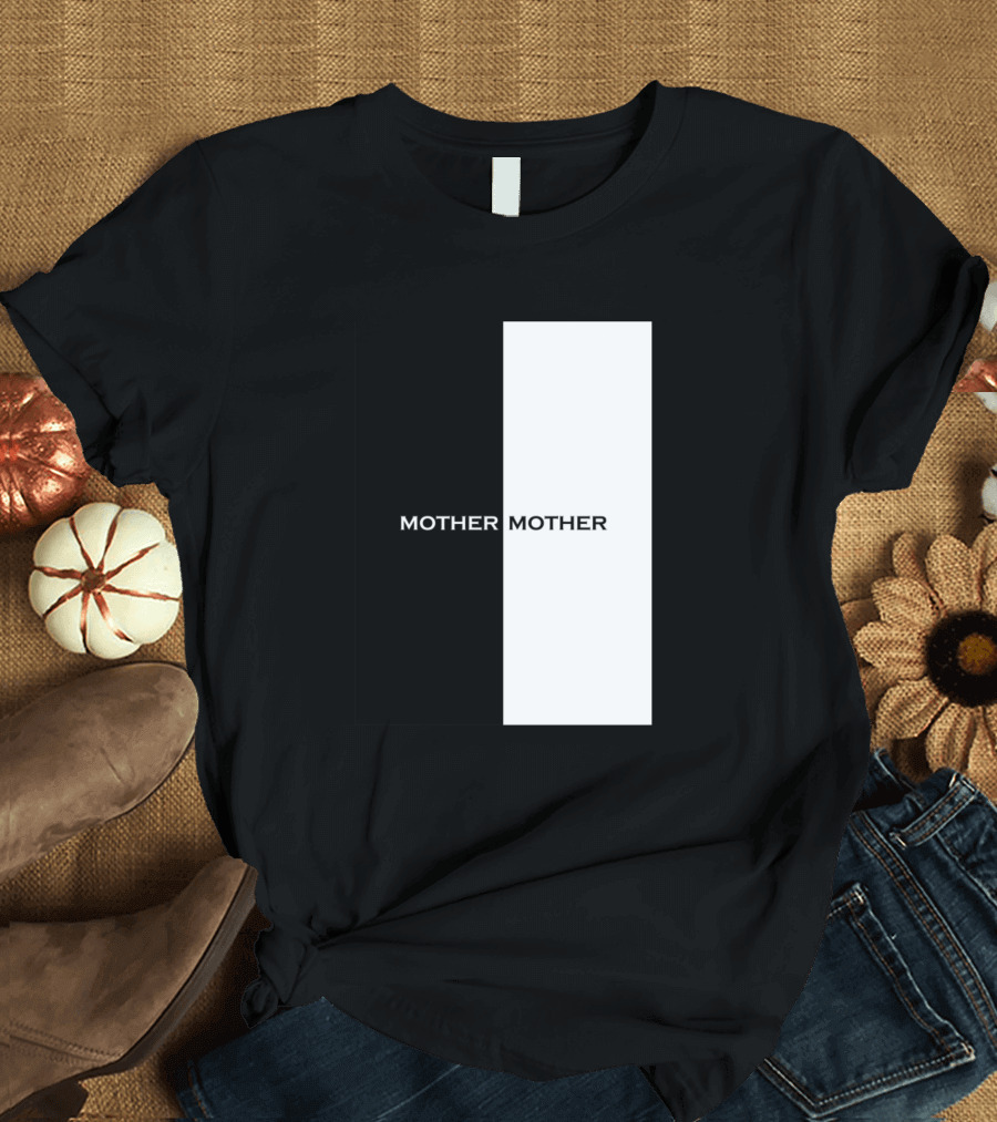 Mother Mother Band Black and White Contrast T-Shirt