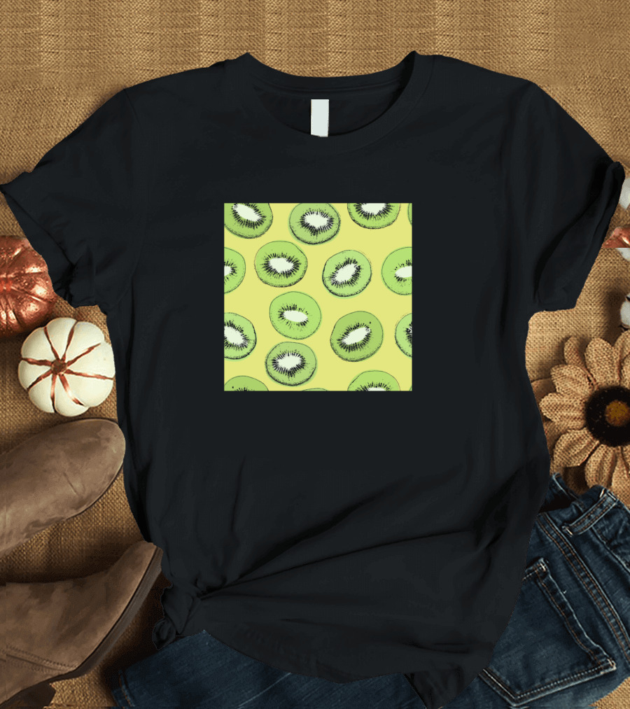 Cool Neck Gaiter Kiwi Fruit T-Shirt