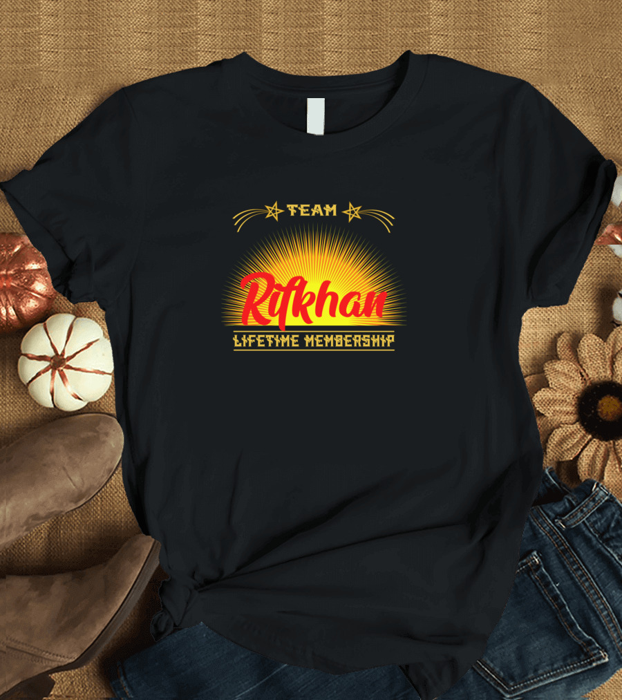 Team Rifkhan Lifetime Membership Starburst T-Shirt
