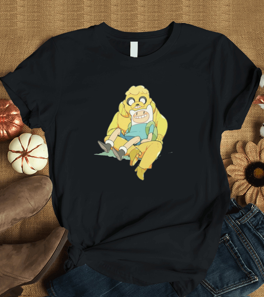 Adventure Time Finn and Jake Hug T-Shirt