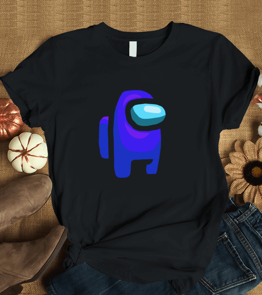 Among Us Blue Crewmate Character Astronaut Gaming T-Shirt