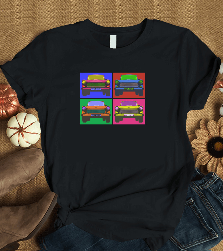 Trabant 601 Pop Art Style Andy Warhol Influence T-Shirt