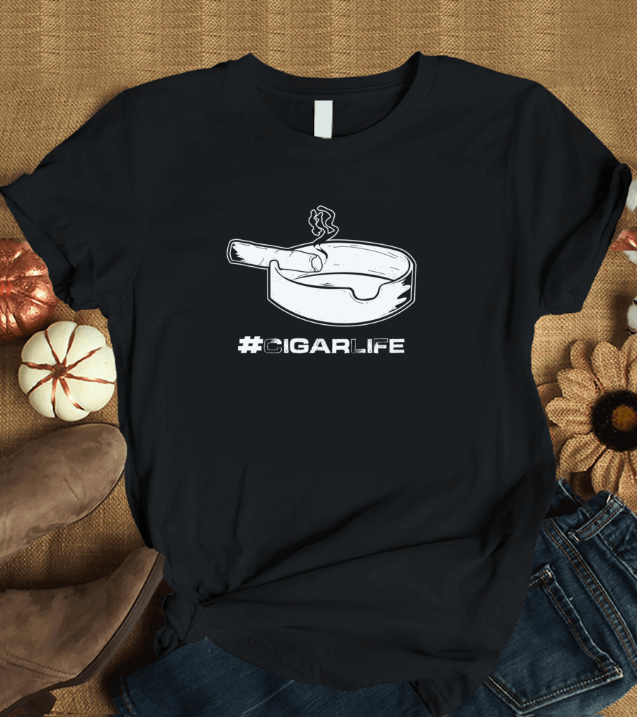 Cigarlife Smoking Cigarette Nicotine T-Shirt